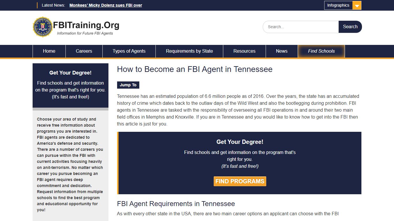 How to Become an FBI Agent in Tennessee - FBITraining.Org